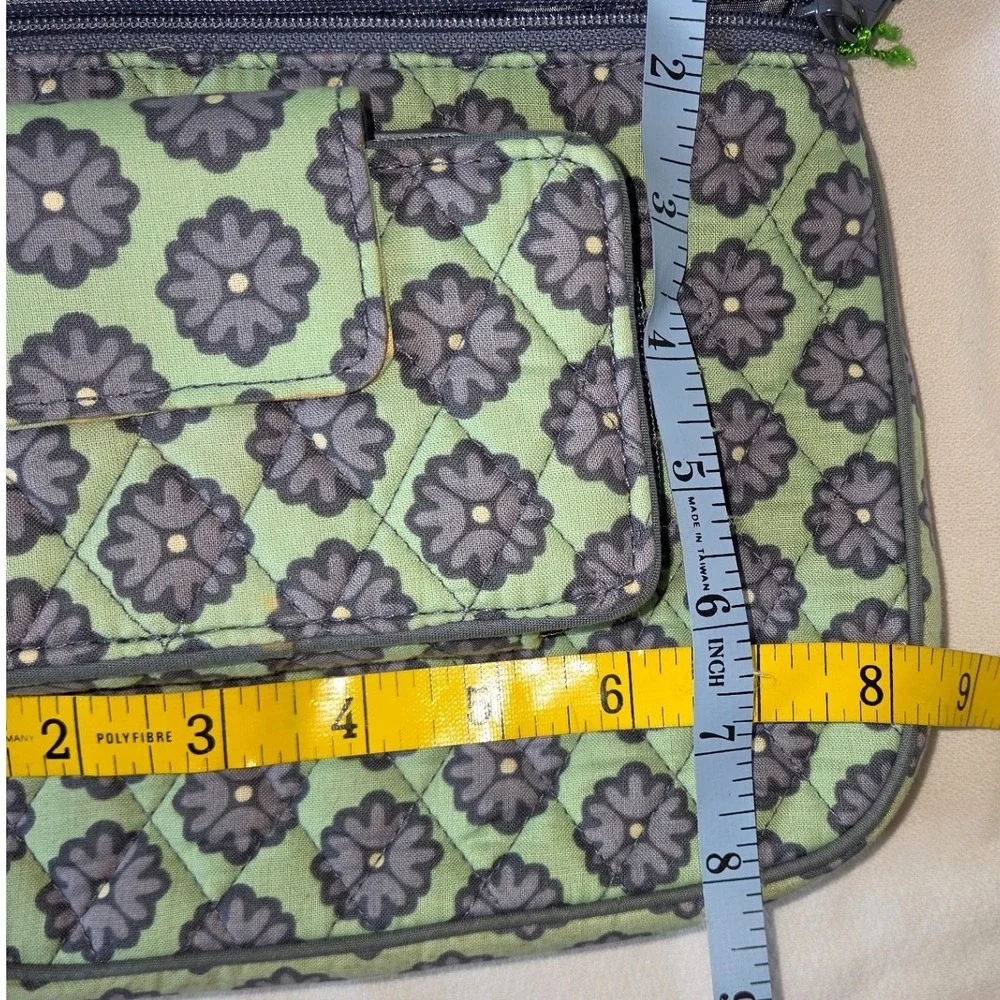Vera‎ Bradley Hipster Purse & Wallet Set Green Nomadic Blossoms